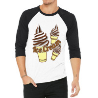 Ice Cream Cone 3/4 Sleeve Shirt | Artistshot