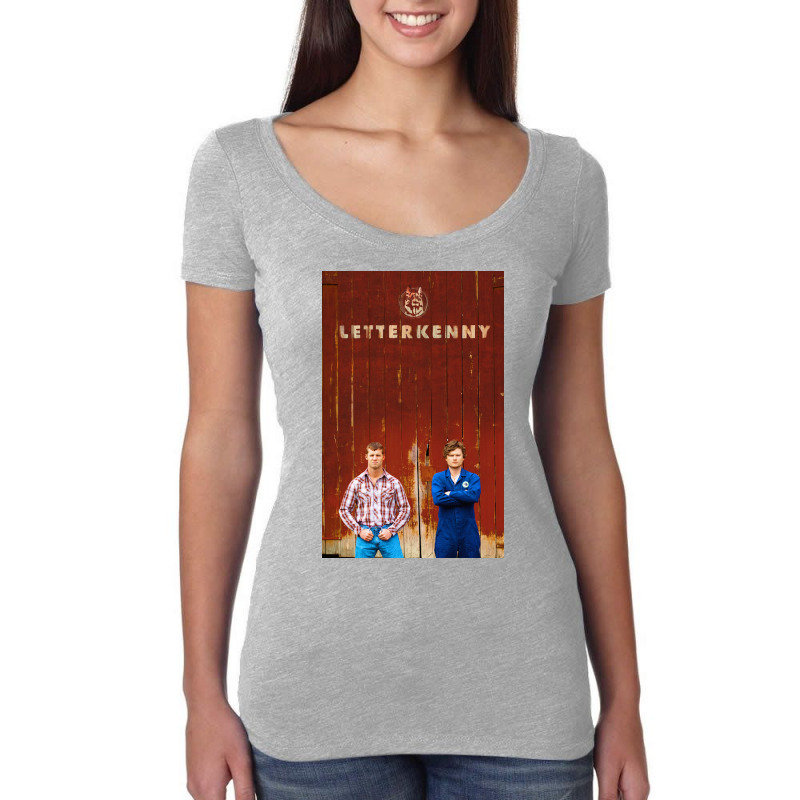 Letterkenny Poster Vintage Women's Triblend Scoop T-shirt by qasemjumaidq | Artistshot