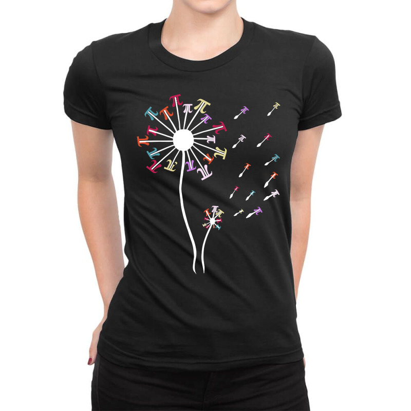 Trending Pi Day Symbol Dandelion Flower Math Teacher Ladies Fitted T-Shirt by seifertmurryq3jmxs | Artistshot