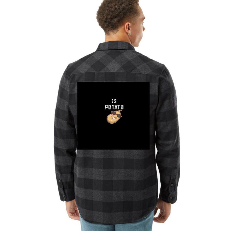 Is Potato As Seen On Late Night Television Poster Music Flannel Shirt by xembetanitt4 | Artistshot