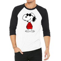 Snoopy Joe Cool Glasses 3/4 Sleeve Shirt | Artistshot