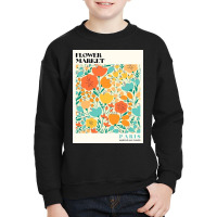 Flower Market Paris Youth Sweatshirt | Artistshot