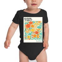 Flower Market Paris Baby Bodysuit | Artistshot