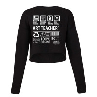 Art Teacher T Shirt - Multitasking Certified Job Gift Item Tee Cropped Sweater | Artistshot