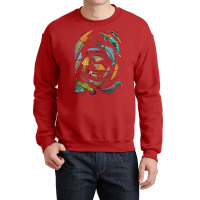 Anomalocaris Green Crewneck Sweatshirt | Artistshot