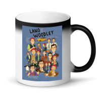 Lano And Woodley Compilation Blue Background Poster 70s Magic Mug | Artistshot