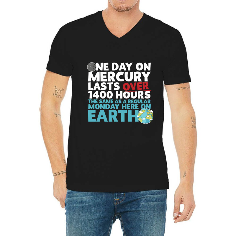 1400 Hours The Same As A Regular Monday Here On Ea V-Neck Tee by CristenSilveri | Artistshot