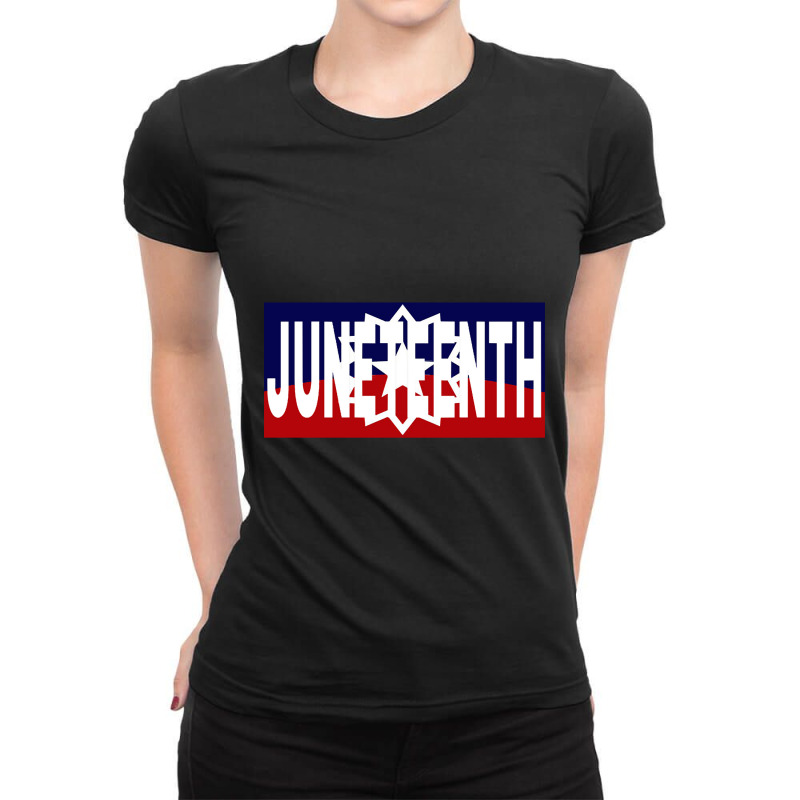 Juneteenth-7drvo Ladies Fitted T-Shirt by Crews Micki | Artistshot