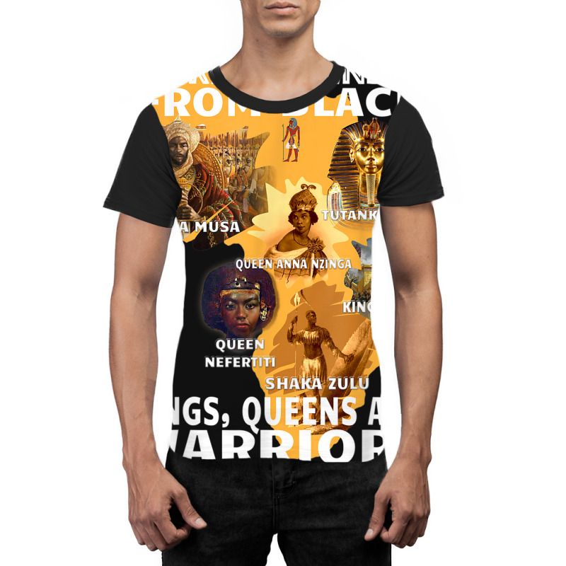 Black Royalty Black King S And Warriors Juneteenth _001 Graphic T-shirt | Artistshot