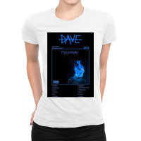 Dave   Psychodrama Album Art Ladies Fitted T-shirt | Artistshot