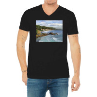 Laguna Beach V-neck Tee | Artistshot