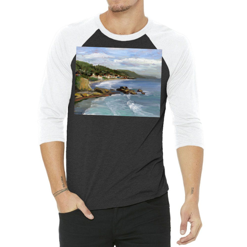 Laguna Beach 3/4 Sleeve Shirt | Artistshot