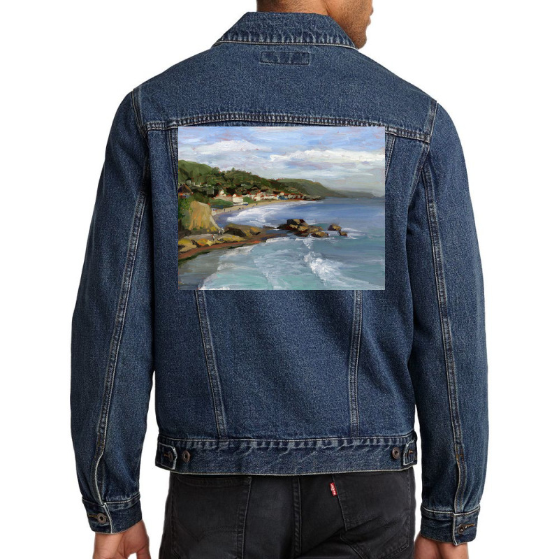 Laguna Beach Men Denim Jacket | Artistshot