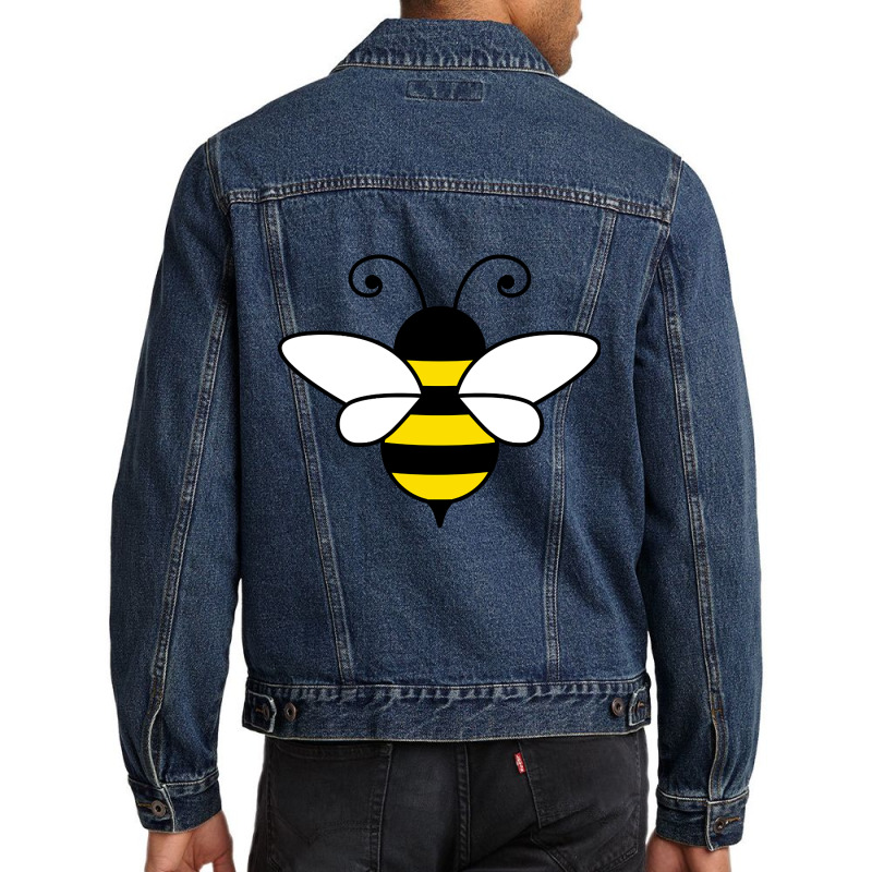 Trending Bee Illustration Men Denim Jacket by lykhongduong9enev3 | Artistshot