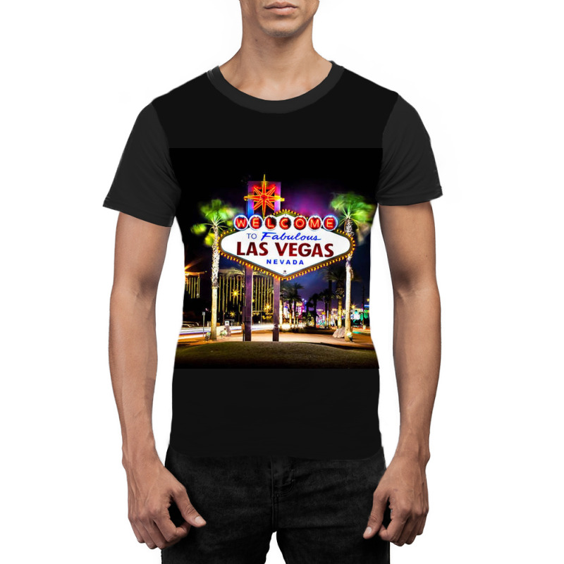 Las Vegas Sign Graphic T-shirt | Artistshot