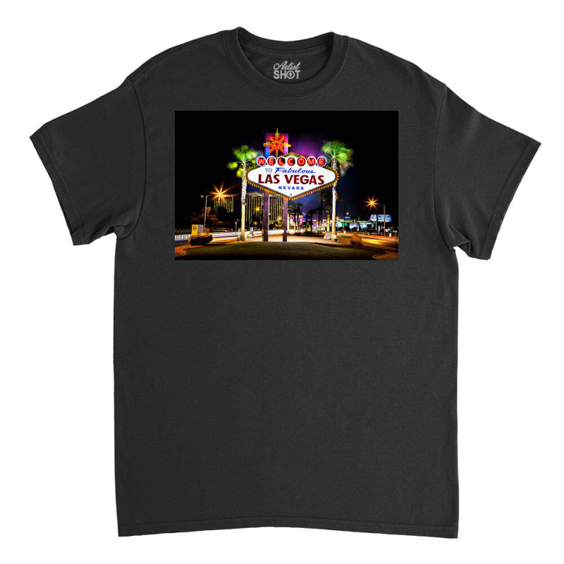 Las Vegas Sign Classic T-shirt | Artistshot