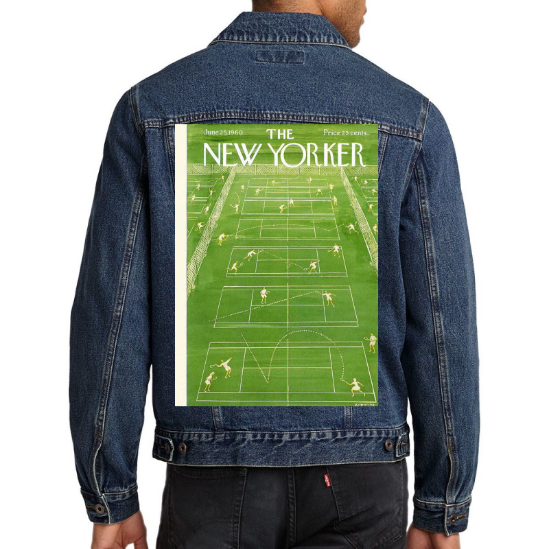 New Yorker Cover   June 25th, 1960 Men Denim Jacket | Artistshot