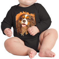 Cavalier King Charles Spaniel T  Shirt Cavalier King Charles Spaniel T Long Sleeve Baby Bodysuit | Artistshot