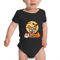 Cute Halloween Costume Welsh Corgi Mummy Dog Lover Design Baby Bodysuit | Artistshot