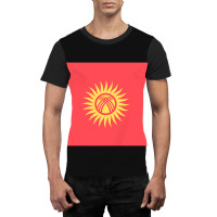 Awesome Kyrgyzstan Flag Graphic T-shirt | Artistshot