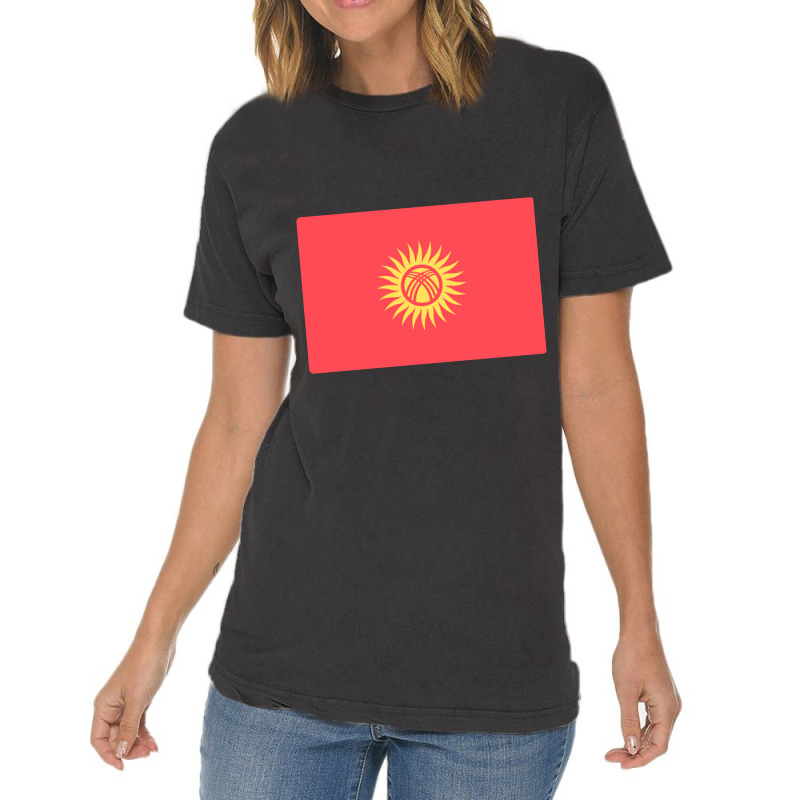 Awesome Kyrgyzstan Flag Vintage T-shirt | Artistshot