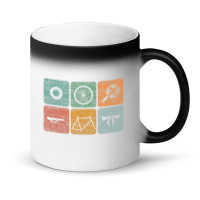 Hot Trend Biking Cycling Vintage Bicycle Parts Cyclist Gifts Men Women Magic Mug | Artistshot