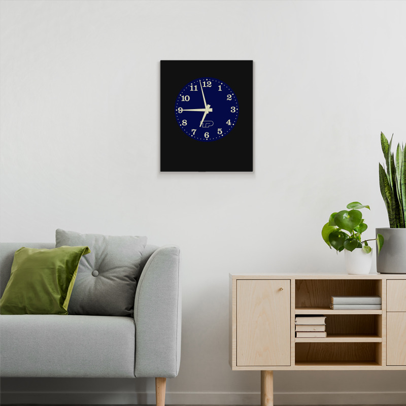 Polish Tv Retro Clock Ident Metal Print Vertical | Artistshot