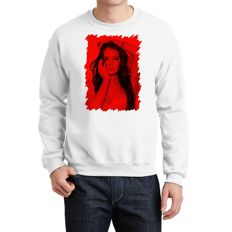 Lindsay Lohan  Celebrity (extra Zoom) Crewneck Sweatshirt | Artistshot