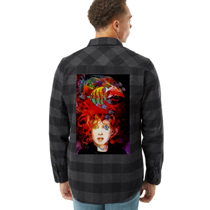 The Sandman Delirium Poster Flannel Shirt | Artistshot