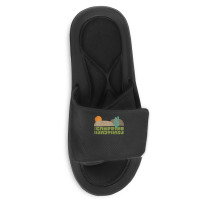 The Campfire Headphase Original Retro Fan Art Design Slide Sandal | Artistshot