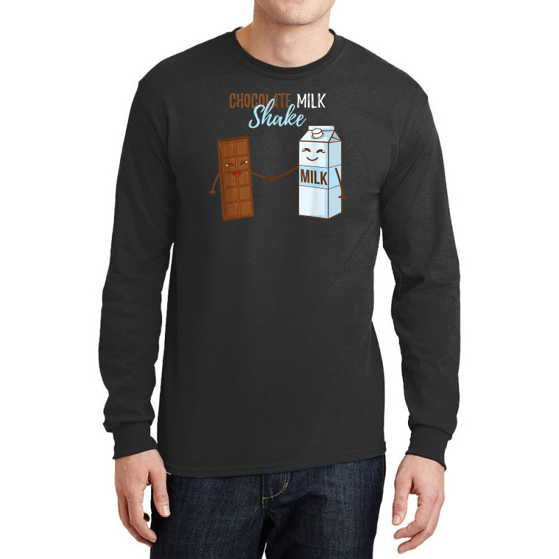 Chocolate And Milkshake Long Sleeve Shirts by Disgus_Thing | Artistshot