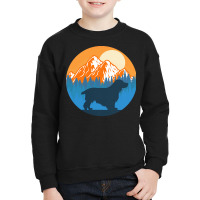 Cocker Spaniel T  Shirt Cocker Spaniel Dog Silhouette Sunset Mountain Youth Sweatshirt | Artistshot