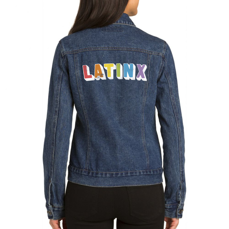 Latinx Original Retro Style Design Two Ladies Denim Jacket by CaridadAlstott | Artistshot