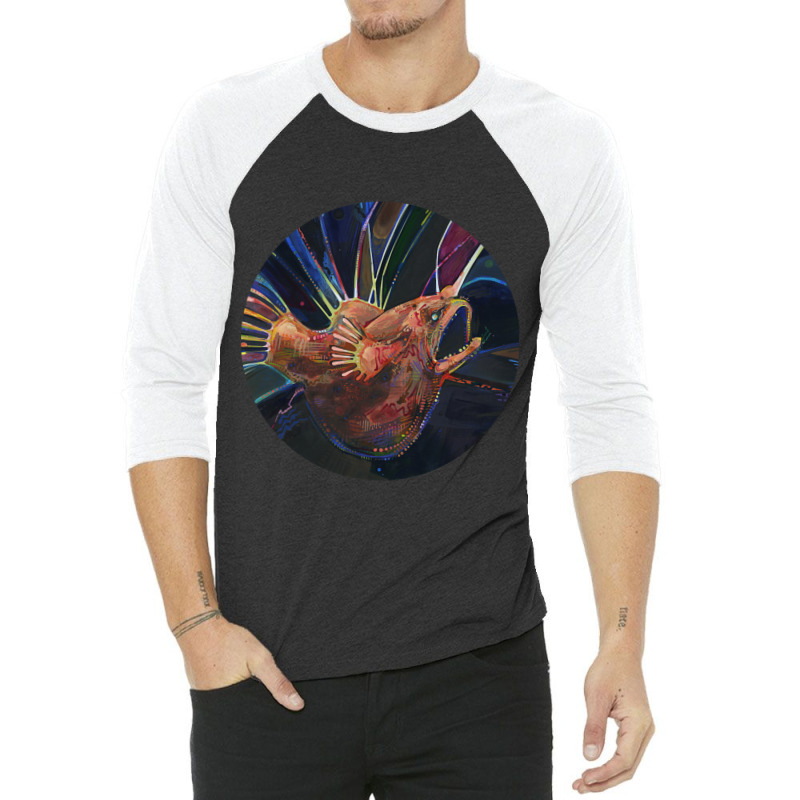 Fanfin Seadevil Painting - 2012 3/4 Sleeve Shirt by Rios Arevalo | Artistshot