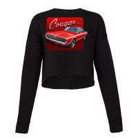 1967 Mercury Cougar Cardinal Red Cropped Sweater | Artistshot