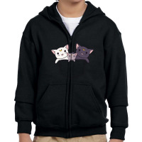 Pocket Lunar Family Youth Zipper Hoodie | Artistshot