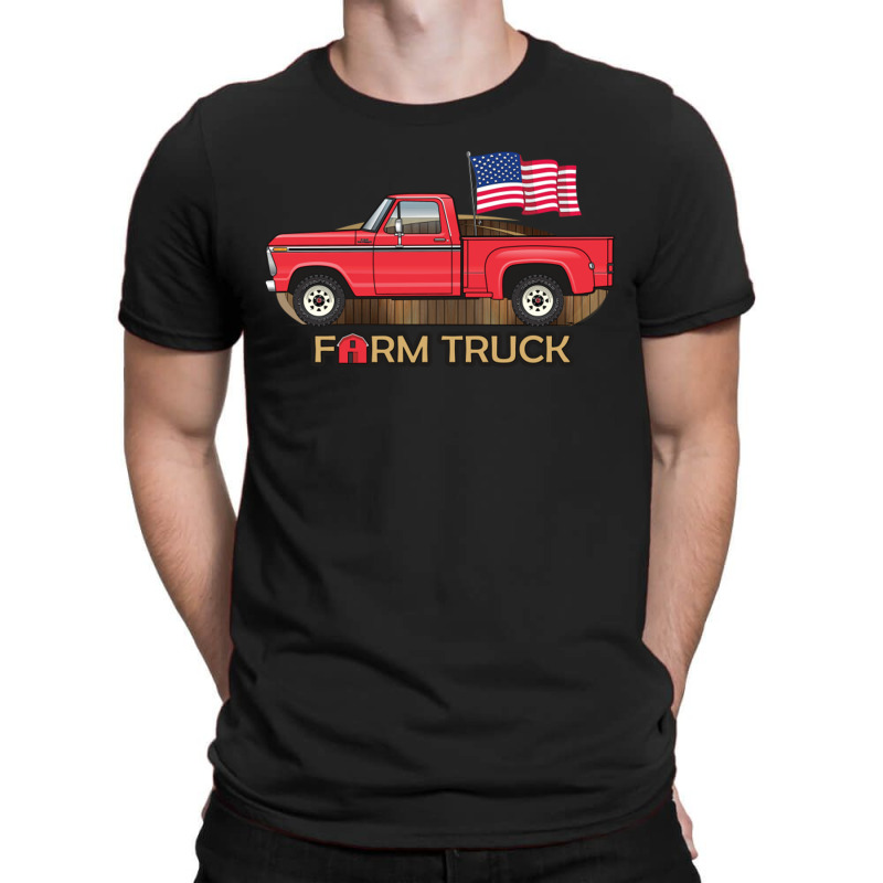 Farm Truck Stepside Castillo Red T-shirt | Artistshot