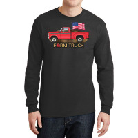 Farm Truck Stepside Castillo Red Long Sleeve Shirts | Artistshot