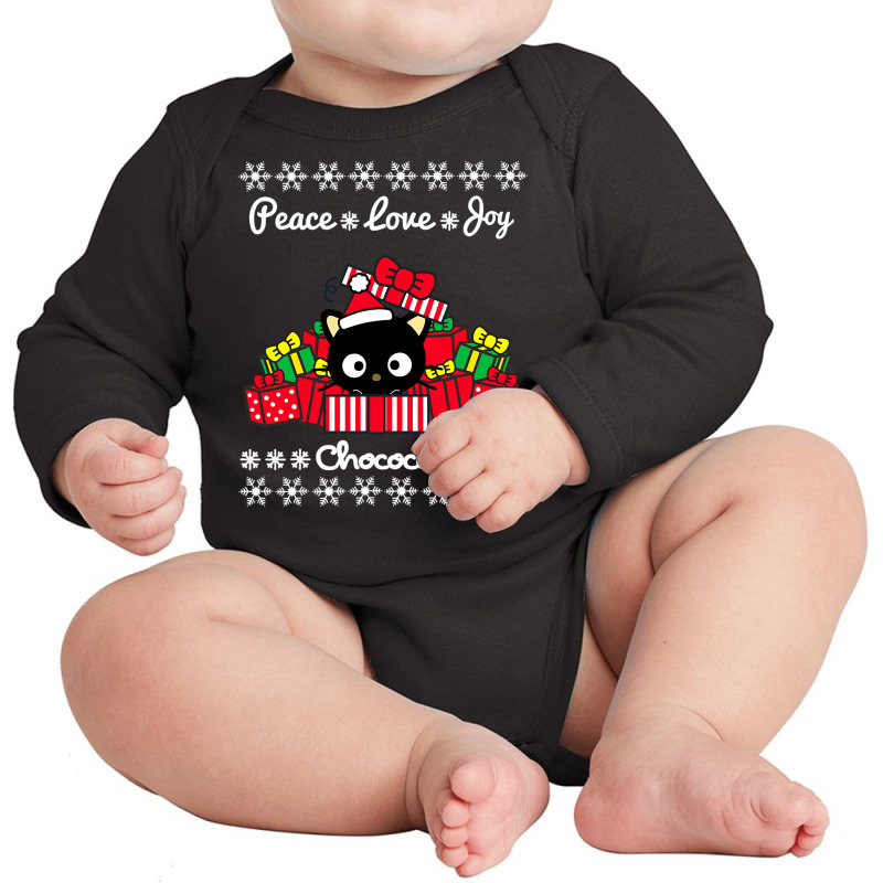 Chococat Ugly Sweater Christmas Long Sleeve Baby Bodysuit by HANANELArtist | Artistshot