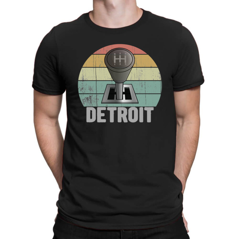 Retro Detroit Manual Stick Gear Shift Carlove T-shirt | Artistshot