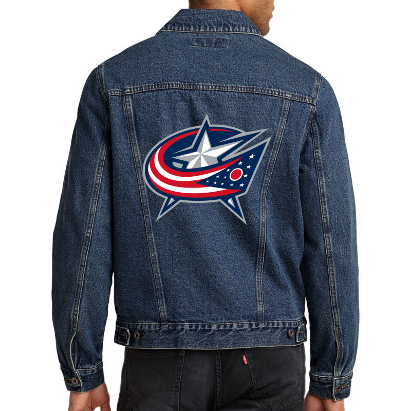 The  Blue Jackets Men Denim Jacket | Artistshot