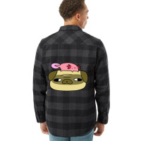 Pug Face And Axolotl Flannel Shirt | Artistshot