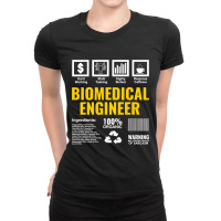 Biomedical Engineer Facts Label Biomedical Engineering Ladies Fitted T-shirt | Artistshot