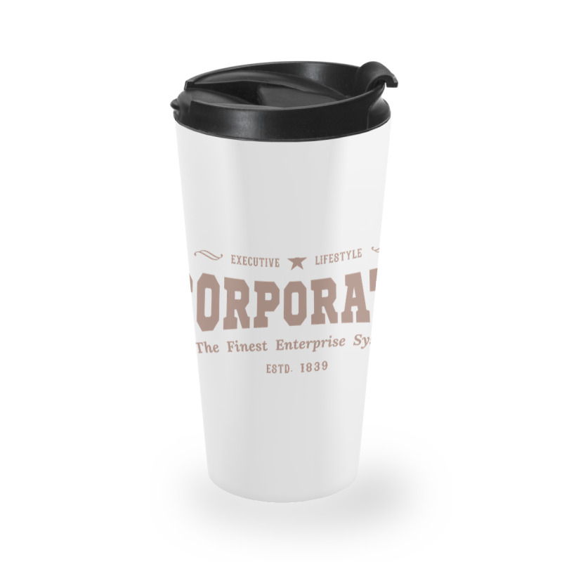 Trending Vintage Global Corporate Career Typography Travel Mug | Artistshot