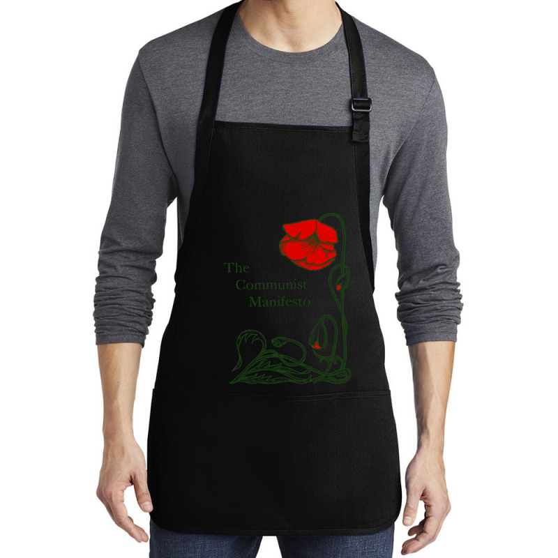 The Communist Manifesto Karl Marx And Friedrich Engels Medium-length Apron | Artistshot