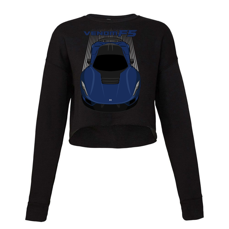 Hennessey Venom F5 Blue Cropped Sweater by GeorgieUnsicker | Artistshot