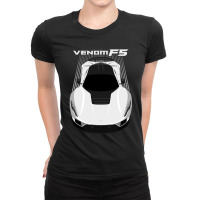 Hennessey Venom F5 White Ladies Fitted T-shirt | Artistshot