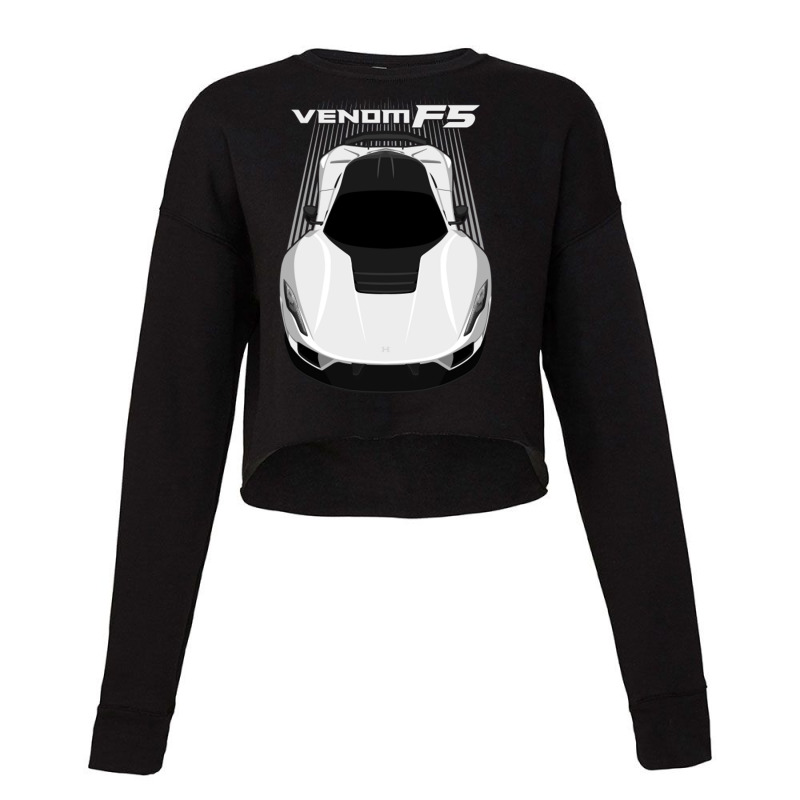 Hennessey Venom F5 White Cropped Sweater by GeorgieUnsicker | Artistshot