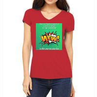 Wow Women's V-neck T-shirt | Artistshot