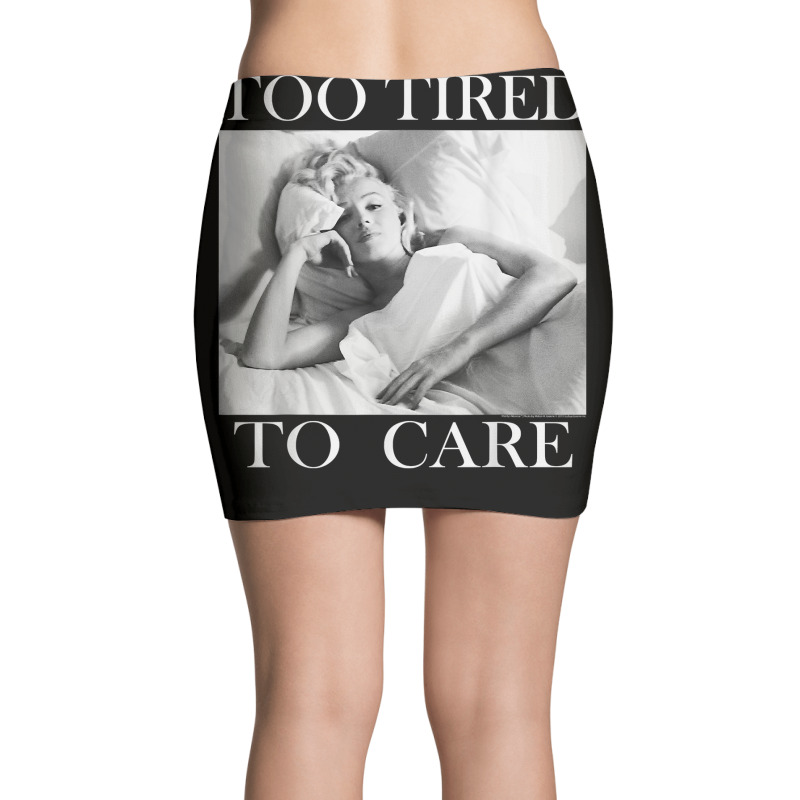 Marilyn Monroe Too Tired T Shirt Mini Skirts | Artistshot